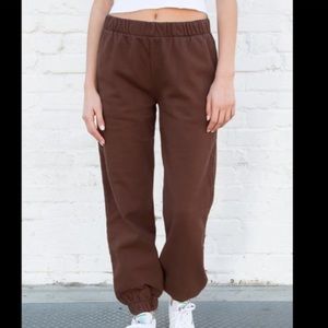 John Galt Brown Rosa Sweatpants